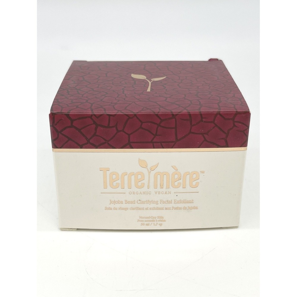 Terre Mere Jojoba Bead Clarifying Facial Exfoliant 1.7oz Organic Vegan Skincare